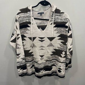 American eagle medium Aztec print hoodie